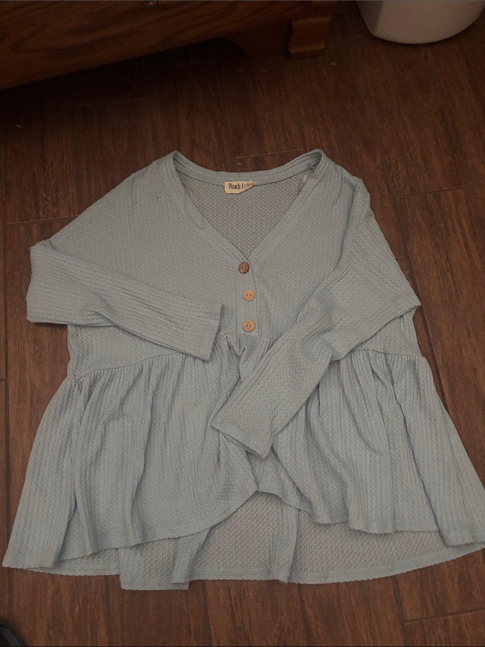 Light Blue Long Sleeve shirt